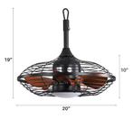 Moderne LED Plafondventilator 50 cm Dimbaar Licht met 6 Snel, Huis en Inrichting, Lampen | Plafondlampen, Verzenden, Nieuw