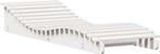 vidaXL Ligbed 205x70x31,5cm van massief grenenhout - wit, Ophalen of Verzenden, Nieuw