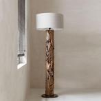 *WOONWINKEL* Must Living Tempo Boomstam Vloerlamp Teak, Huis en Inrichting, Lampen | Vloerlampen, Verzenden, Nieuw