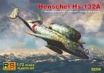 RS MODELS 92266 HENSCHEL HS-132A GERMAN DIVE BOMBER 1/72, Hobby en Vrije tijd, Modelbouw | Vliegtuigen en Helikopters, Nieuw, Verzenden