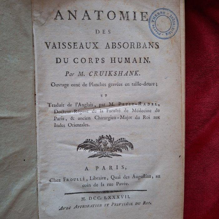 W. Cruikshank - Anatomie des vaisseaux absorbans du corps, Antiek en Kunst, Antiek | Boeken en Bijbels