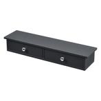 Wandplank met 2 lades zwevend MDF 60x15x10 donkergrijs, Huis en Inrichting, Woonaccessoires | Wandplanken en Boekenplanken, Verzenden