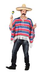 Poncho Mexicaan, Verzenden, Nieuw, Feestartikel