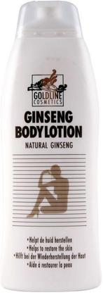 GOLDLINE GINSENG BODYLOTION FLACON 500 ML, Sieraden, Tassen en Uiterlijk, Uiterlijk | Lichaamsverzorging, Nieuw, Verzenden