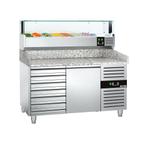 GGM Gastro | Pizza koelwerkbank PREMIUM - 1500x800mm - 1 |, Verzenden, Nieuw in verpakking