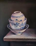 Alfonso Moreno (1947) - Chinees porselein, Antiek en Kunst, Kunst | Schilderijen | Klassiek