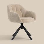 *WOONWINKEL* Draaibare Eetkamerstoel Beige, Huis en Inrichting, Stoelen, Verzenden, Nieuw, Stof