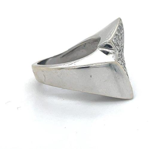 Ring - 18 karaat Witgoud Diamant (Natuurlijk), Sieraden, Tassen en Uiterlijk, Ringen