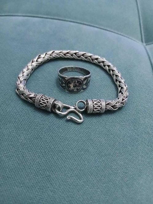 Zonder Minimumprijs - 2-delige sieradenset vintage 925, Sieraden, Tassen en Uiterlijk, Antieke sieraden