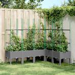 vidaXL Plantenbak met latwerk 160x120x142,5 cm polypropeen, Tuin en Terras, Verzenden, Nieuw, Kunststof