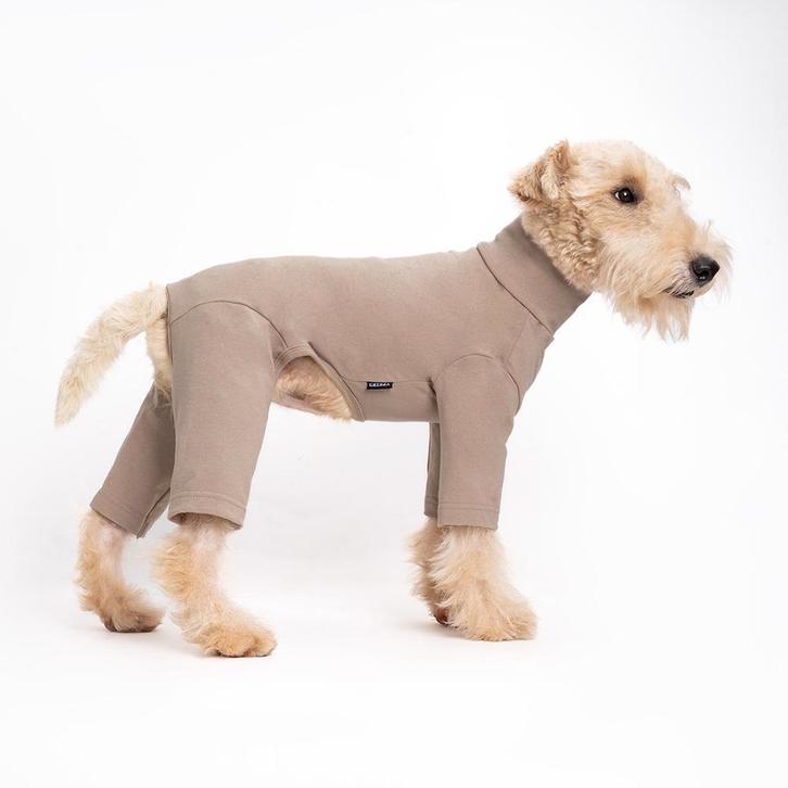 Comfort Jumpsuit voor Honden Khaki (Hondenkleding), Dieren en Toebehoren, Hondenkleding, Hondentrainingspak, Nieuw, Ophalen of Verzenden