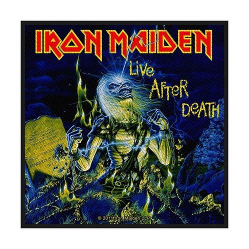 Iron Maiden Live After Death Patch officiële merchandise, Verzamelen, Muziek, Artiesten en Beroemdheden, Kleding, Nieuw, Ophalen of Verzenden