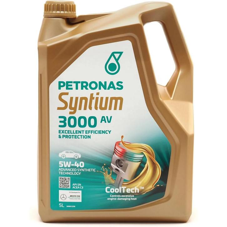 Petronas Syntium 5W-40 3000 AV Motorolie ( 5L ) 18285019..., Auto-onderdelen, Motor en Toebehoren, Nieuw, Ophalen of Verzenden