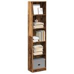 vidaXL Boekenkast 40x24x176 cm bewerkt hout oud houtkleurig, Huis en Inrichting, Kasten | Boekenkasten, Verzenden, Nieuw, Overige houtsoorten