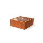 Waterelement | Watertafel Taula | Vierkant | Cortenstaal, Tuin en Terras, Waterpartijen en Fonteinen, Verzenden, Nieuw, Overige materialen