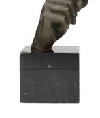 STB-ART - sculptuur, A whispering man - 45 cm - Brons,