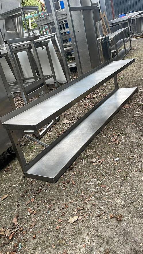 RVS hoge kwaliteit Wandschap 200x30x42 bxdxh, Zakelijke goederen, Horeca | Keukenapparatuur, Ophalen of Verzenden