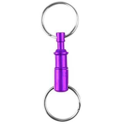 Sleutelring PAARS deelbare sleutelhanger - Aluminium, Doe-het-zelf en Verbouw, Overige Doe-het-zelf en Verbouw, Nieuw, Ophalen of Verzenden