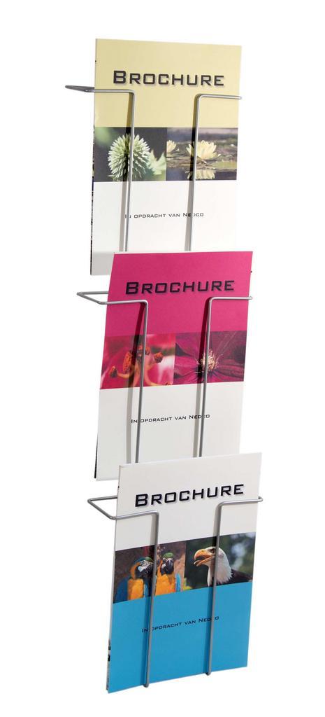 Draadfolderhouder Wand 3 Vaks A4 | Displaywinkel.nl, Zakelijke goederen, Kantoor en Winkelinrichting | Kantoorartikelen, Nieuw in verpakking