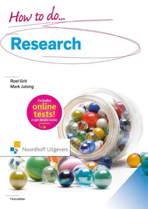 9789001861230 How to do research Roel Grit, Boeken, Schoolboeken, Nieuw, Verzenden