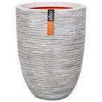 Capi Bloempot Nature Rib elegant laag 36x47 cm ivoorkleur..., Verzenden, Nieuw