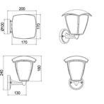 LED Tuinverlichting - Wandlamp Buitenlamp - Trion Tena Up -, Tuin en Terras, Buitenverlichting, Nieuw, Ophalen of Verzenden, Hanglamp