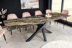 Uitschuifbare eettafel MARVELOUS 180-220-260cm taupe, Huis en Inrichting, Tafels | Eettafels, Ophalen of Verzenden, Nieuw