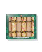 HEMA Party crackers goud - 6 stuks, Verzenden, Nieuw