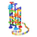 Nieuw Domino Tornado Knikkerbaan 128dlg., Kinderen en Baby's, Speelgoed | Bouwstenen, Ophalen of Verzenden, Nieuw