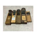 5 Vintage Japanese Hand Planes (Kanna) - Werkgereedschap