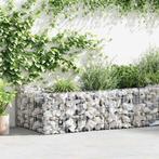 vidaXL Gabion plantenbak 180x90x50 cm gegalvaniseerd staal, Tuin en Terras, Verzenden, Nieuw, IJzer, Minder dan 1 meter