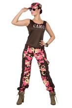 Soldaat Camouflage Kostuum Vrouw Roze, Kleding | Dames, Ophalen of Verzenden, Nieuw