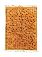 Oranje Marokkaans Berber Wollen Tapijt - Vloerkleed - 200 cm, Huis en Inrichting, Nieuw