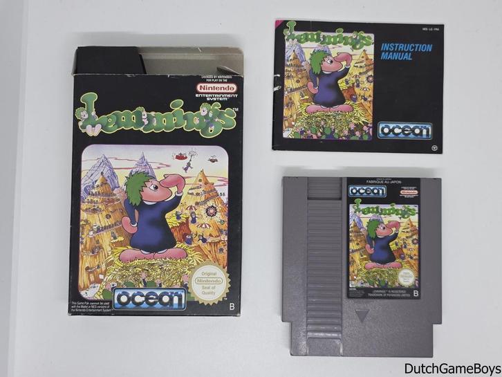 Nintendo Nes - Lemmings - FRA, Spelcomputers en Games, Games | Nintendo NES, Gebruikt, Verzenden