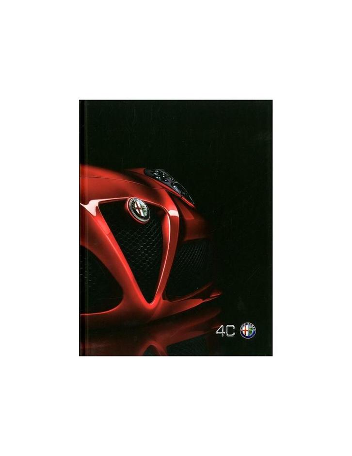 2013 ALFA ROMEO 4C HARDCOVER BROCHURE NEDERLANDS, Boeken, Auto's | Folders en Tijdschriften, Alfa Romeo
