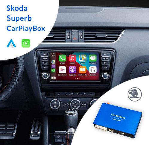 CarPlayBox voor Skoda - Superb - 2015 / 2021, Auto diversen, Auto-accessoires, Verzenden