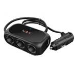 12v Adapter - USB Autolader - Splitter Auto - Zwart, Verzenden, Nieuw