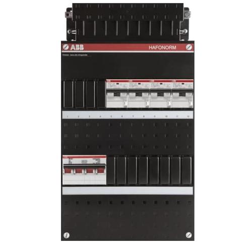 ABB busboard groepenkast 3 fase 4 aardlekautomaten 220 x 390, Doe-het-zelf en Verbouw, Elektra en Kabels, Ophalen of Verzenden