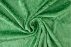 Crushed velvet stof - Mintgroen - Per meter, 120 cm of meer, Ophalen of Verzenden, Polyester, Groen