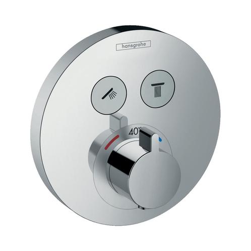 Thermostaat Afbouwdeel ShowerSelect HansGrohe Voor 2, Doe-het-zelf en Verbouw, Sanitair, Kraan, Nieuw, Chroom, Ophalen of Verzenden