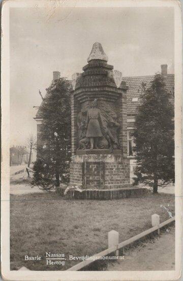 BAARLE NASSAU - HERTOG - Bevrijdingsmonument, Verzamelen, Ansichtkaarten | Nederland, Verzenden