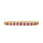 Armband - 18 karaat Geel goud -  5.36ct. tw. Robijn -