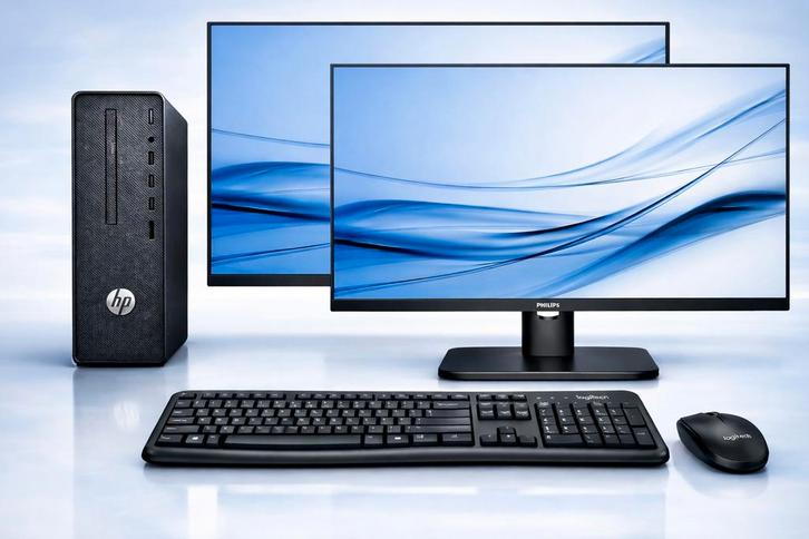 HP 290 G3 - i3 10105 - 8GB DDR4 - 256 GB SSD NVMe - Windo..., Computers en Software, Desktop Pc's, Nieuw, Ophalen of Verzenden