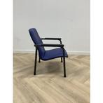 Tweedehands VDS zorgstoel, Blauw -  zwart, Huis en Inrichting, Gebruikt, Zwart, Leer, Ophalen of Verzenden