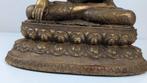 Bijzonder standbeeld Amitabha Boeddha - Verguld brons -
