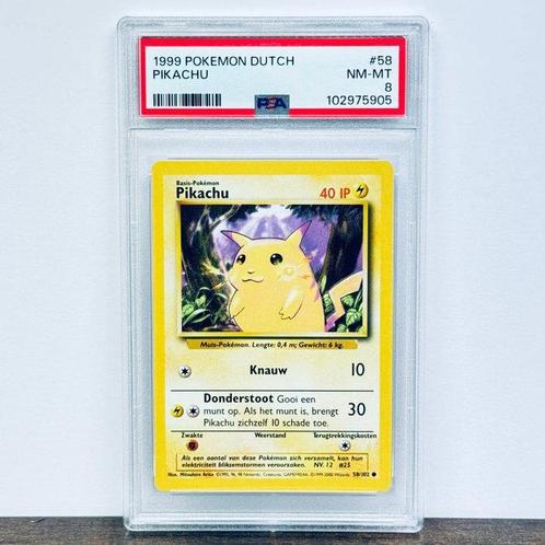 Pokémon Graded card - Pikachu - PSA 8, Hobby en Vrije tijd, Verzamelkaartspellen | Pokémon