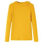 vidaXL Kindershirt met lange mouwen 116 okerkleurig, Verzenden, Nieuw