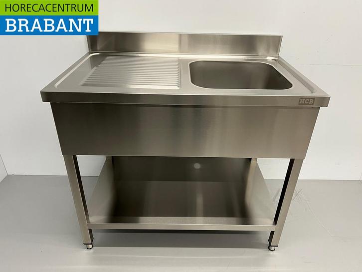 RVS Spoeltafel spoelbak 100 x 60 cm Horeca, Zakelijke goederen, Horeca | Keukenapparatuur, Nieuw zonder verpakking, Ophalen of Verzenden