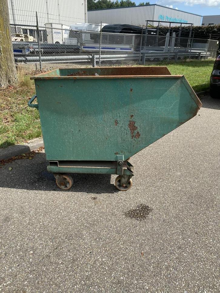 Gebruikte Kantelbakken, Kantelbak, Kiepbak, Kiepcontainer, Doe-het-zelf en Verbouw, Kratten en Dozen, 100 cm of meer, Gebruikt