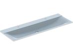 Geberit Xeno2 - Wastafel 140 cm 2 kraangaten zonder overloop, Verzenden, Zo goed als nieuw